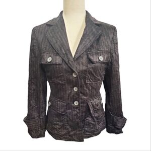 EUC like new Sfenth Paris women's pockets button down Corduroy jacket blazer XS